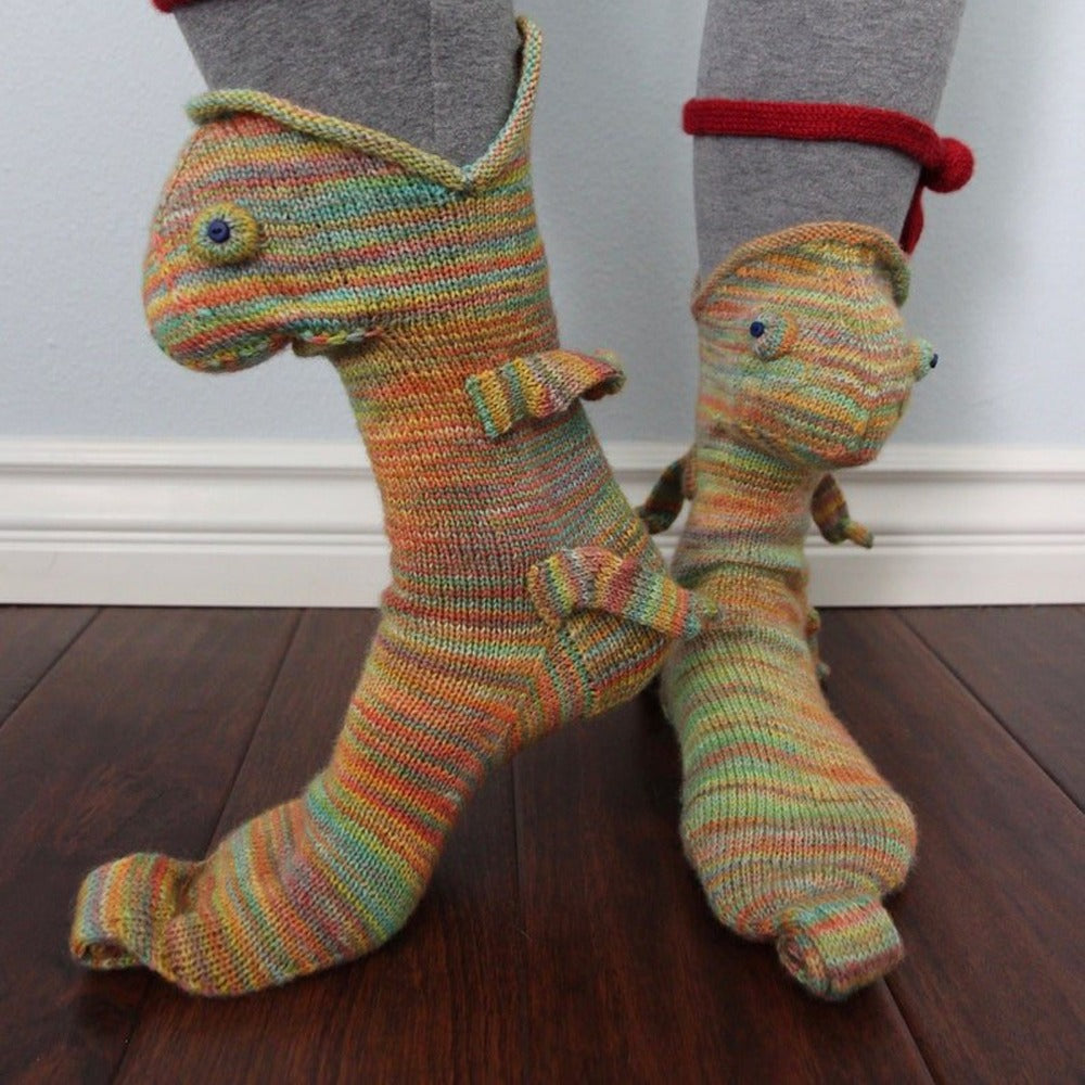 Knit Crocodile Socks Secondary image
