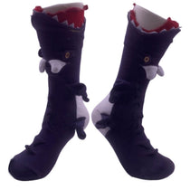 Knit Crocodile Socks