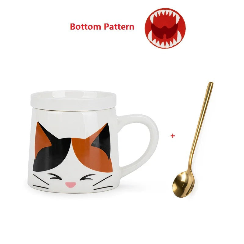 Cat Mug + Spoon