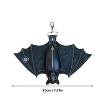 Leather Bat Coin Purse