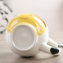 Cute Cartoon Animal Mug with Spoon Coffee Cup