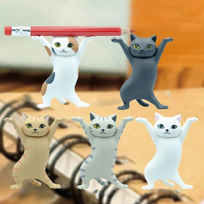 Enchanting Cute Cats Pen Holder Secondary image