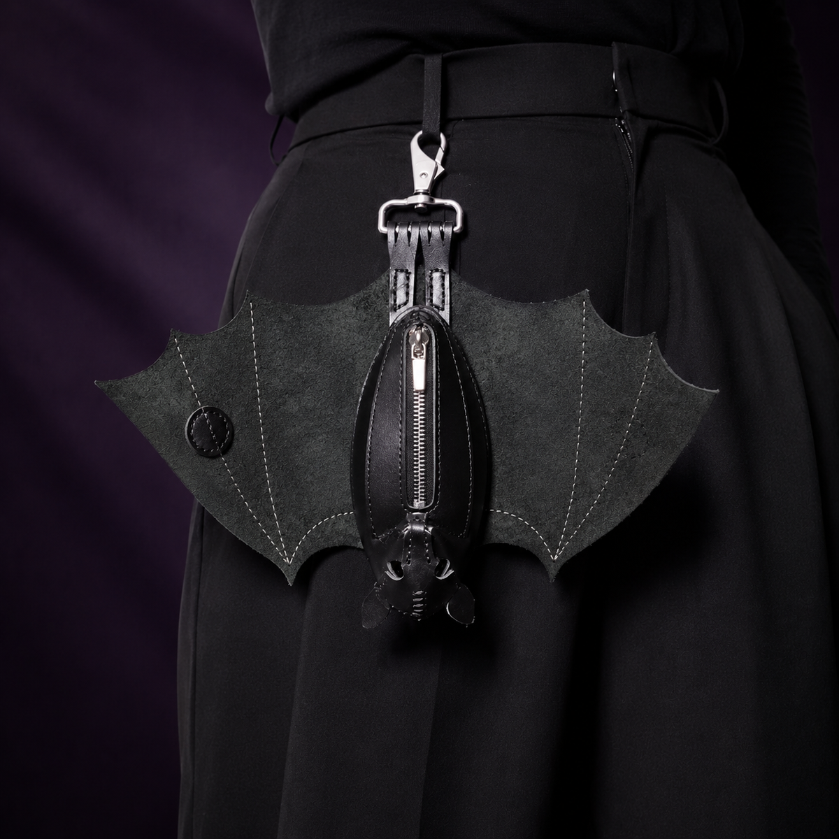 Leather Bat Coin Purse Secondary image