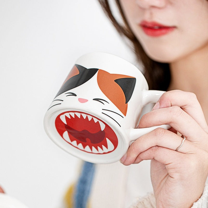 Cat Mug + Spoon