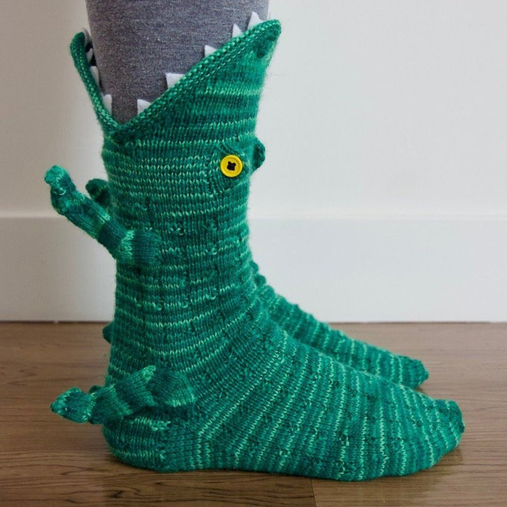 Knit Crocodile Socks Main image