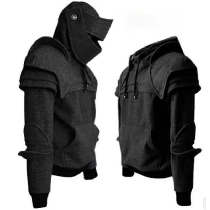 Warm Medieval Cosplay Knight Armour Hoodie