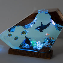 Orcas and Turtles Night Light Decor