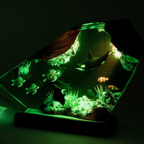 Orcas and Turtles Night Light Decor