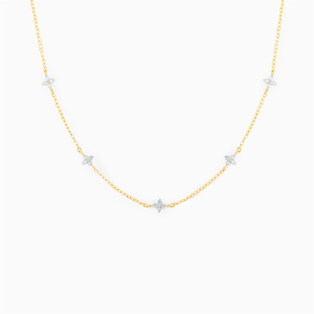 Blue Blossom Necklace
