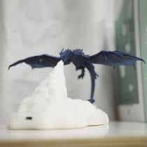 3D Printed Fire Breathing Dragon Accent Lamp