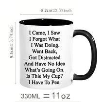 Creative Funny Letter Print Mug