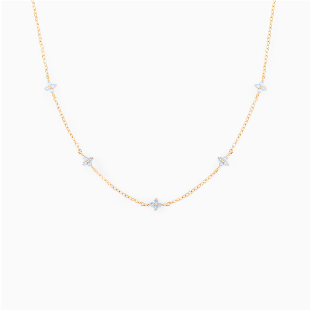 Blue Blossom Necklace