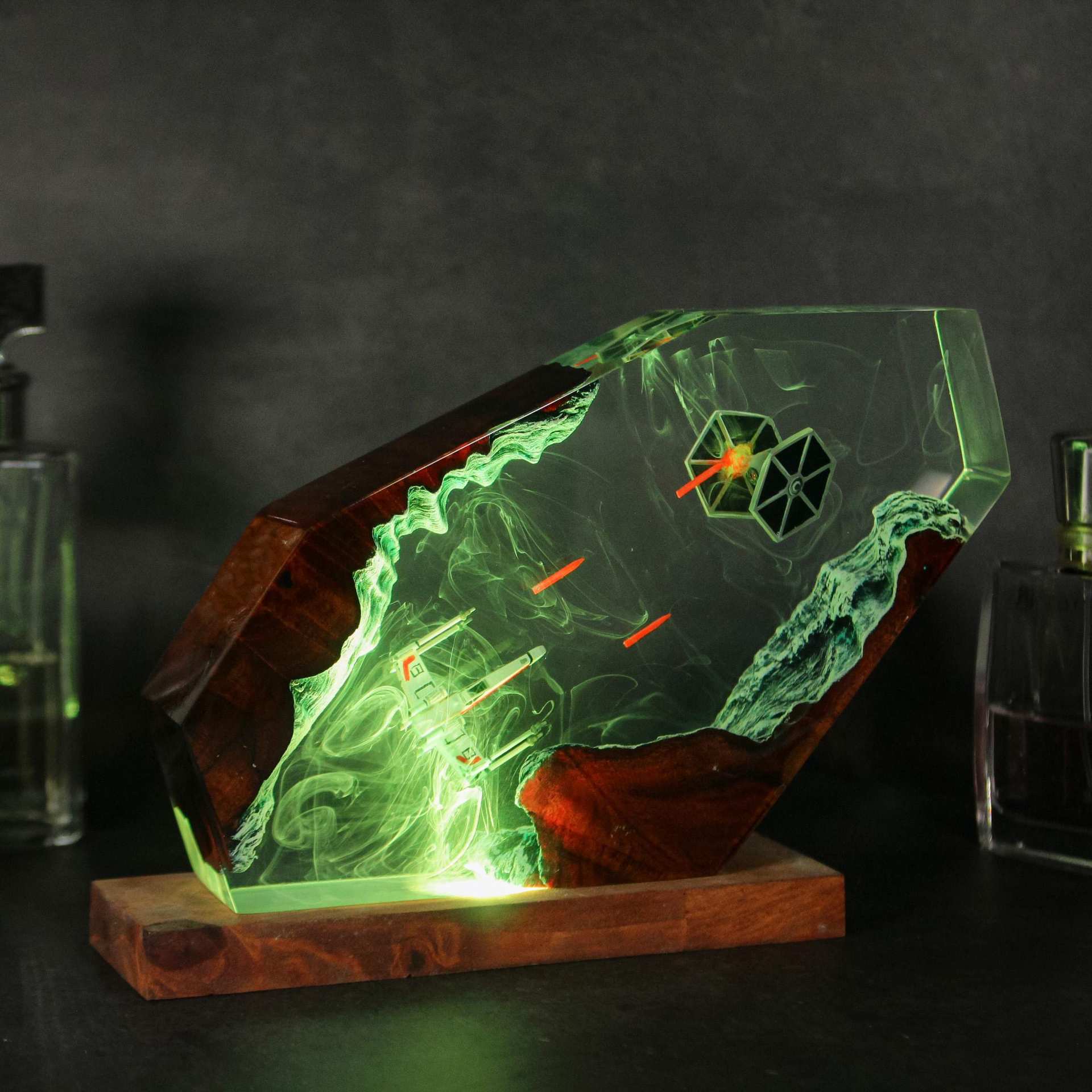 SW Galaxy Resin Lamp Decoration