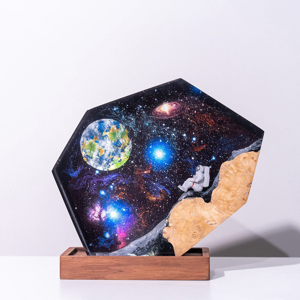 Interstellar Galaxy Astronaut Night Light