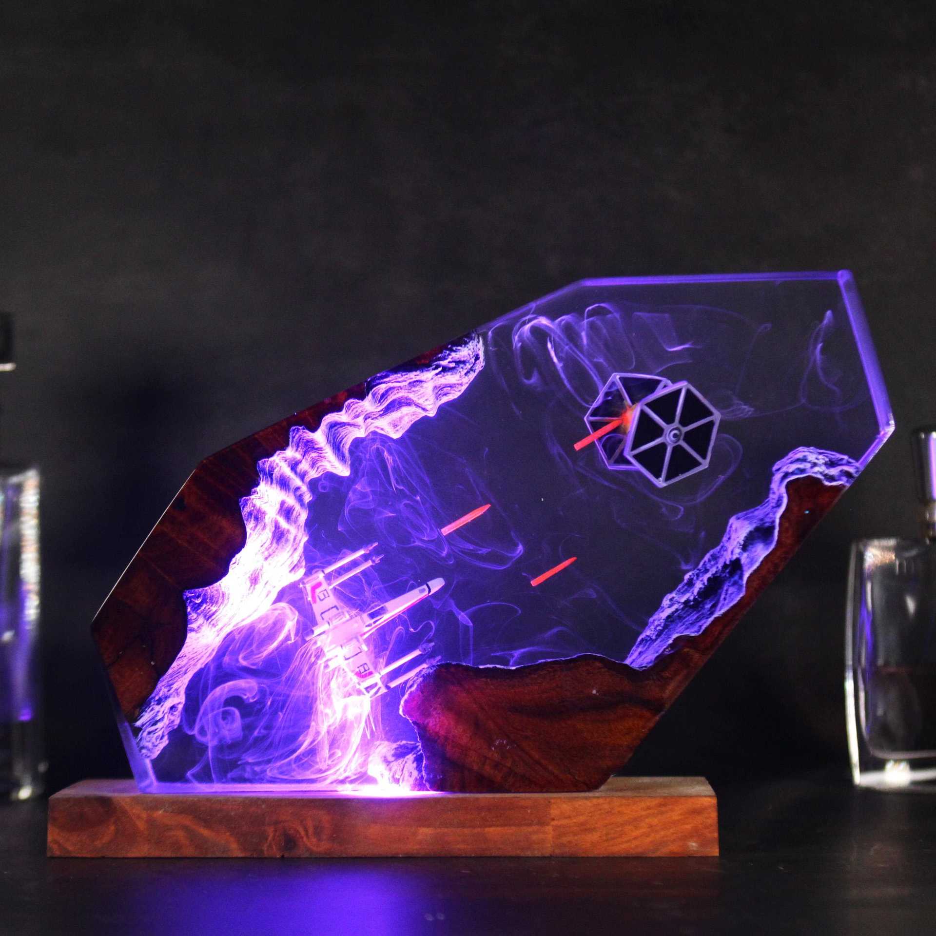 SW Galaxy Resin Lamp Decoration