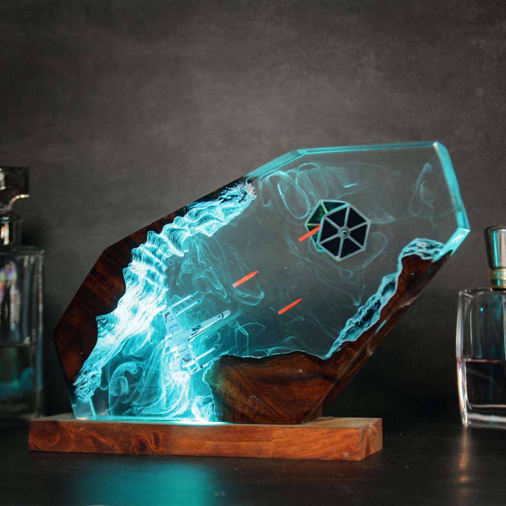 SW Galaxy Resin Lamp Decoration