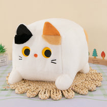 Square Cat Throw Pillow Plush
