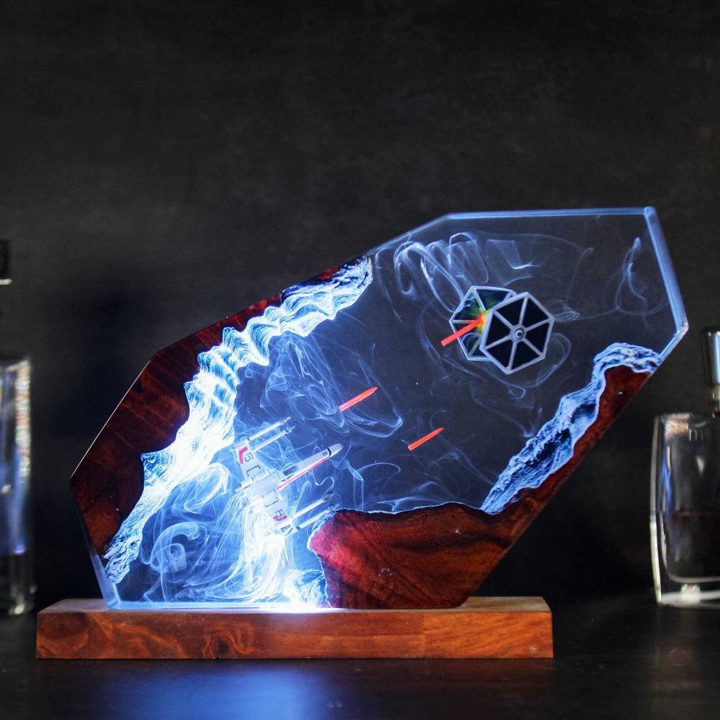 SW Galaxy Resin Lamp Decoration