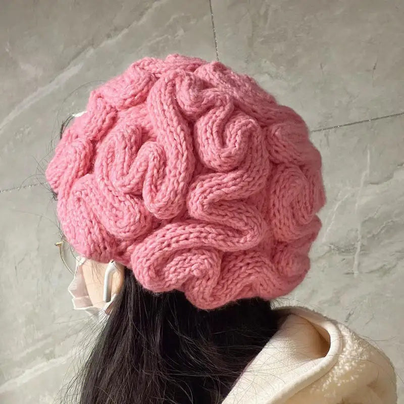 Knitted Brain Beanie