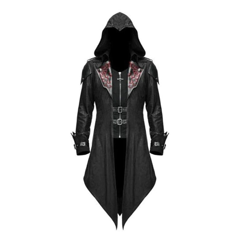 Chic Retro Men's Gothic Medieval Patchwork Jacket Secondary image