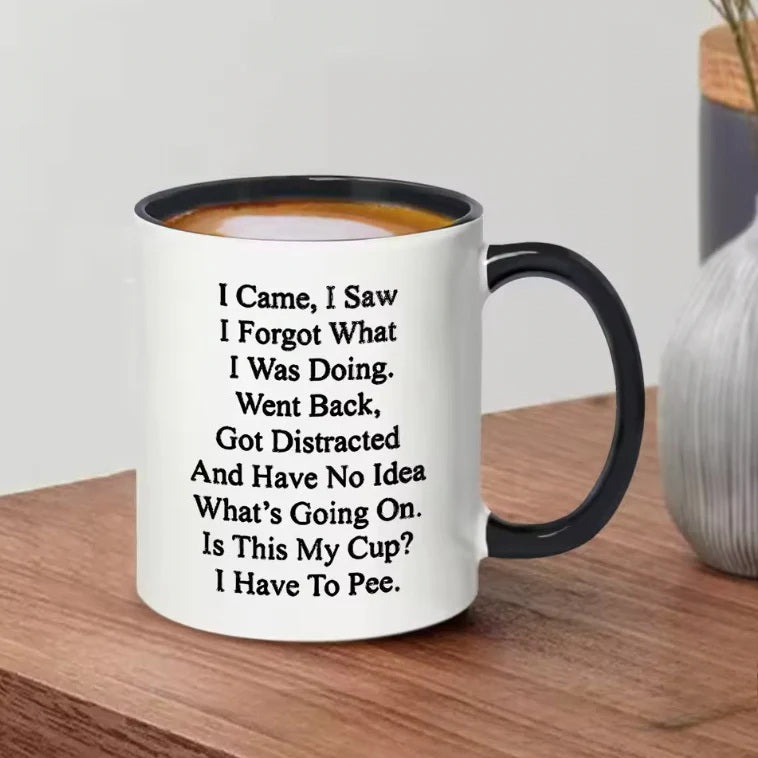 Creative Funny Letter Print Mug Main image