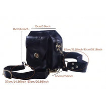 Medieval Style Leather Belt Pouch Bag