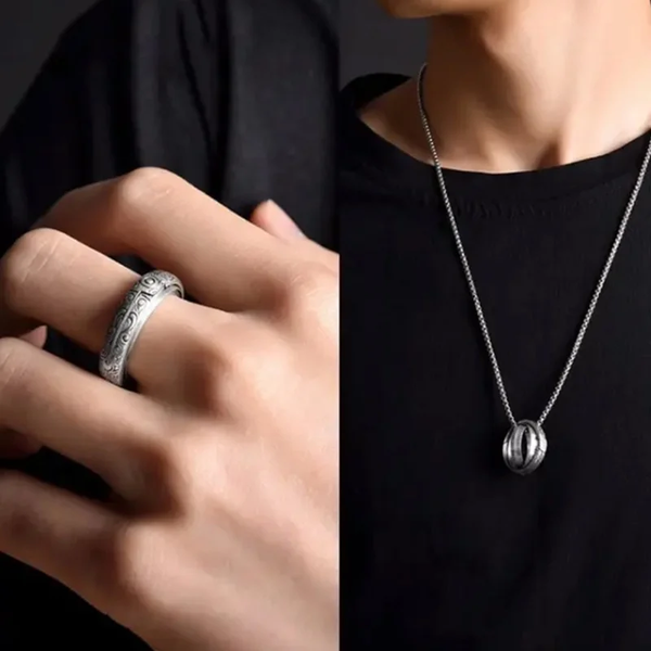 Astronomical Sphere 16th Century Ring Necklace